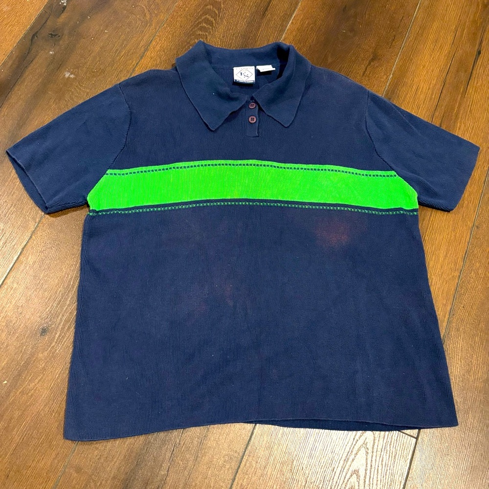 VINTAGE FAIRWAY SPORT SHORT SLEEVE SWEATER TOP